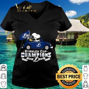 Top Snoopy Tampa Bay Lightning Stanley Cup Champions 2020 shirt 2