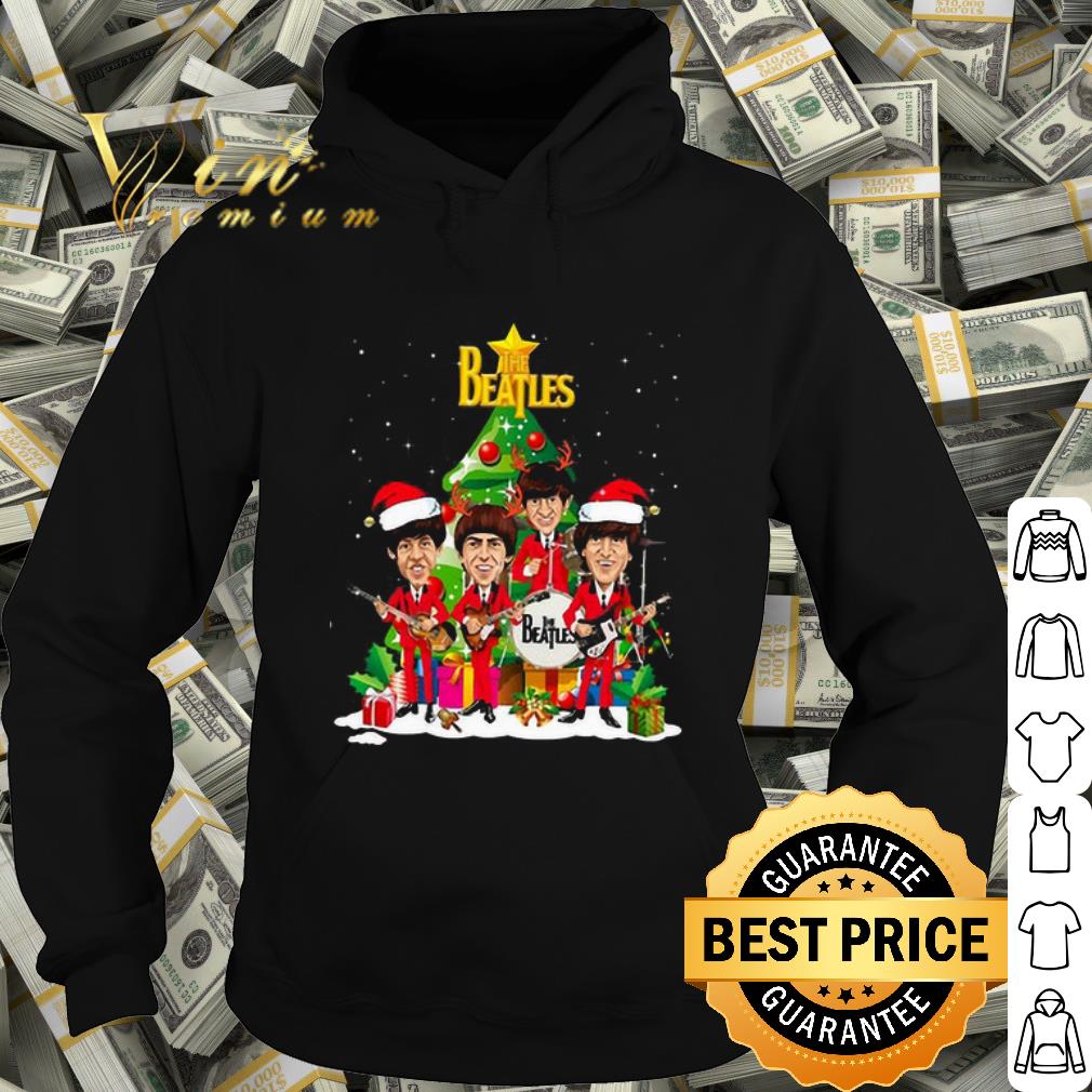 4ec63d39 official the beatles santa claus tree christmas shirt 4 - Official The Beatles Santa Claus Tree Christmas shirt