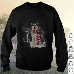 Cool Alaskan Malamute Merry christmas shirt 2