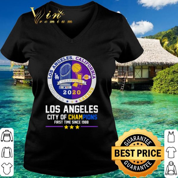 Official Los Angeles California City of Champions first the since 1988 shirt
