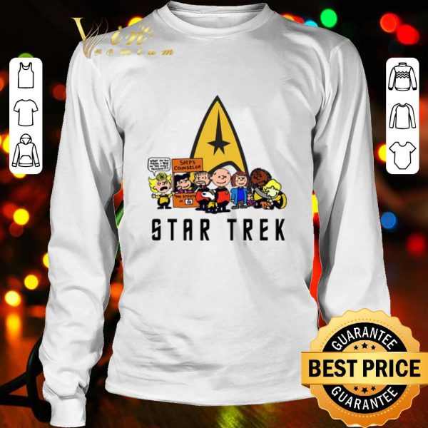 Top Snoopy Charlie Star Trek shirt