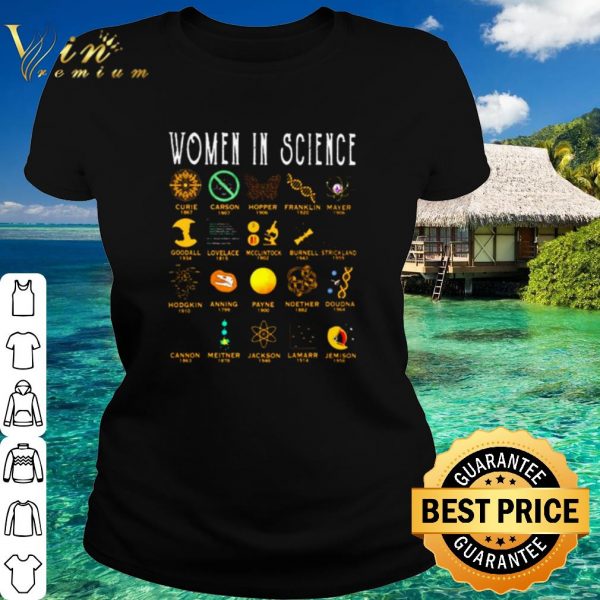 Top Women in science shirt