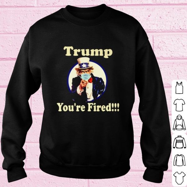 Official Uncle Sam face mask Trump you're fired shirt