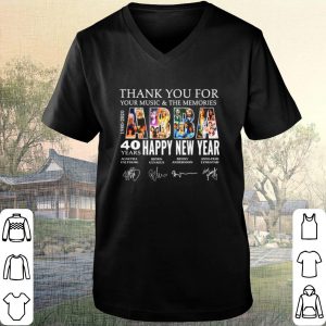 Official ABBA Band 1980 2020 thank you for your music the memories Signature shirt 1