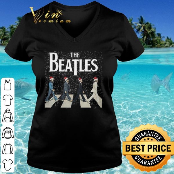 Top The Beatles abbey road Christmas shirt