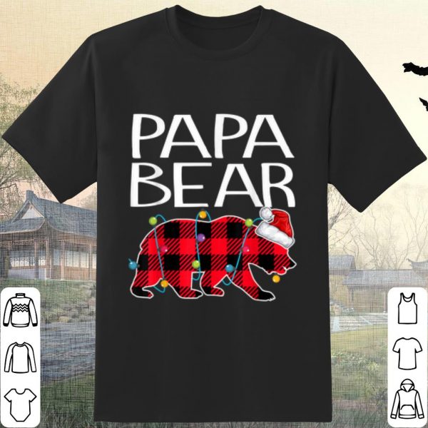 Nice Papa Bear Christmas Pajama shirt