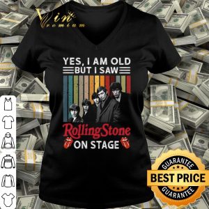 Top Yes I Am Old But I Saw Rolling Stone On Stage shirt 2