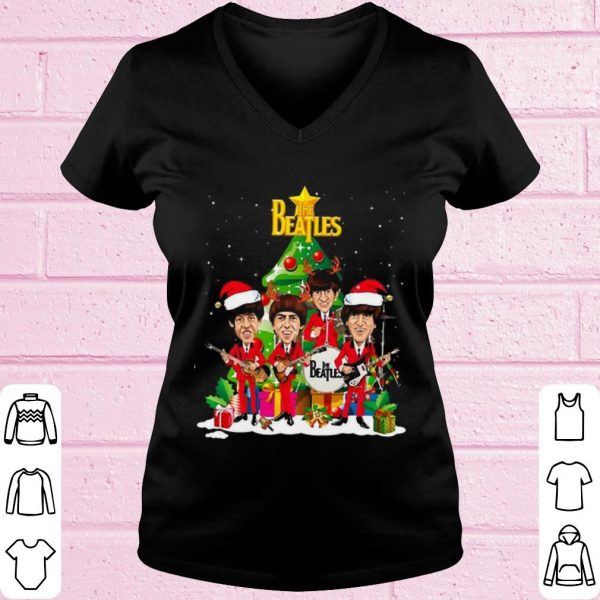 Original The Beatles Santa Claus Tree Christmas shirt