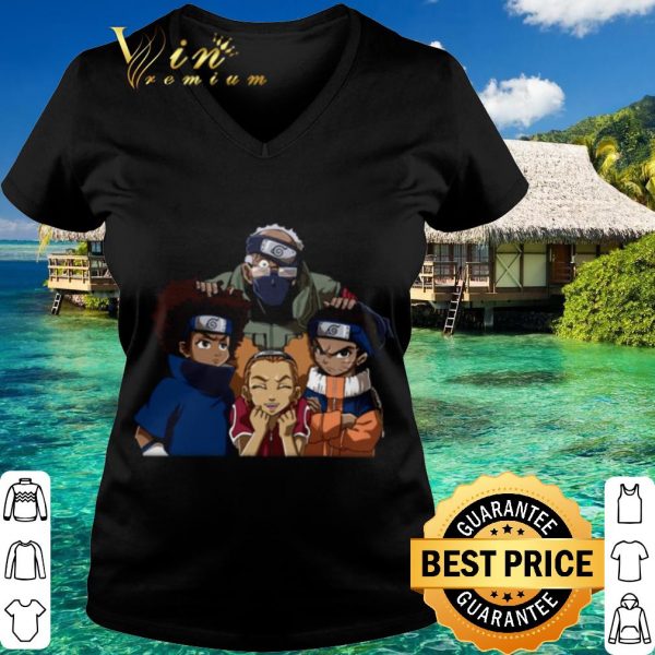Top The Boondocks Team 7 in Naruto shirt