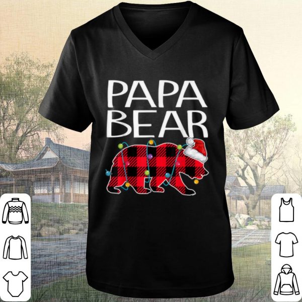 Nice Papa Bear Christmas Pajama shirt