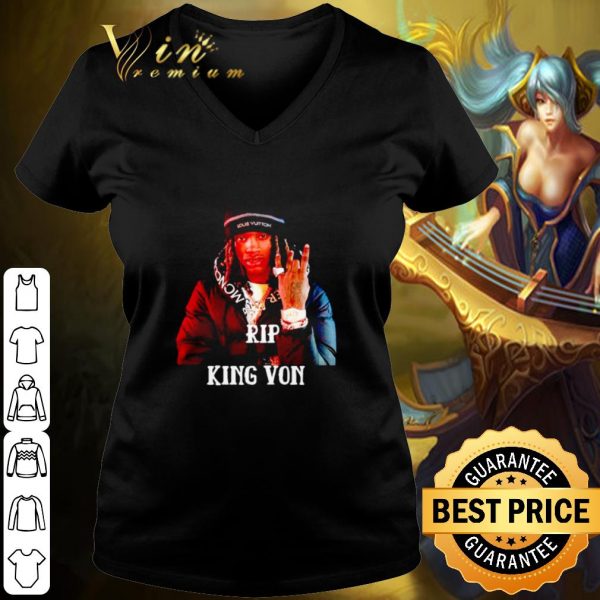 Premium Rip King Von shirt