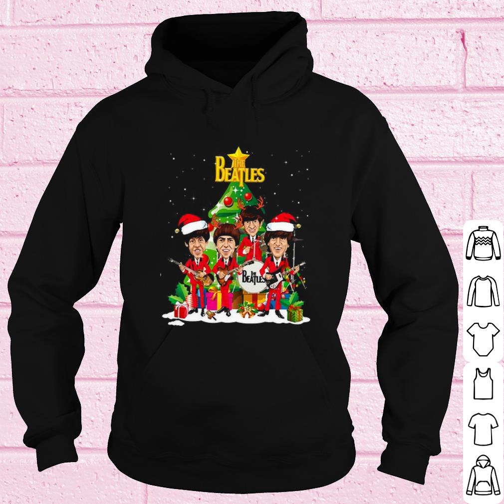 7bc1c047 original the beatles santa claus tree christmas shirt 4 - Original The Beatles Santa Claus Tree Christmas shirt