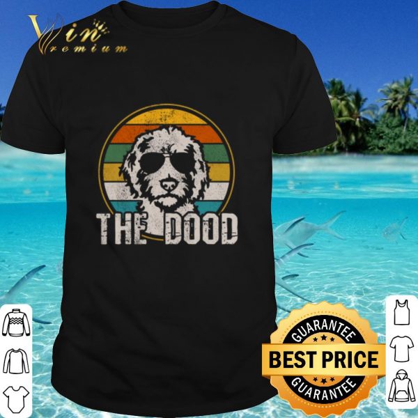 Nice Goldendoodle wears glasses The Dood Vintage shirt