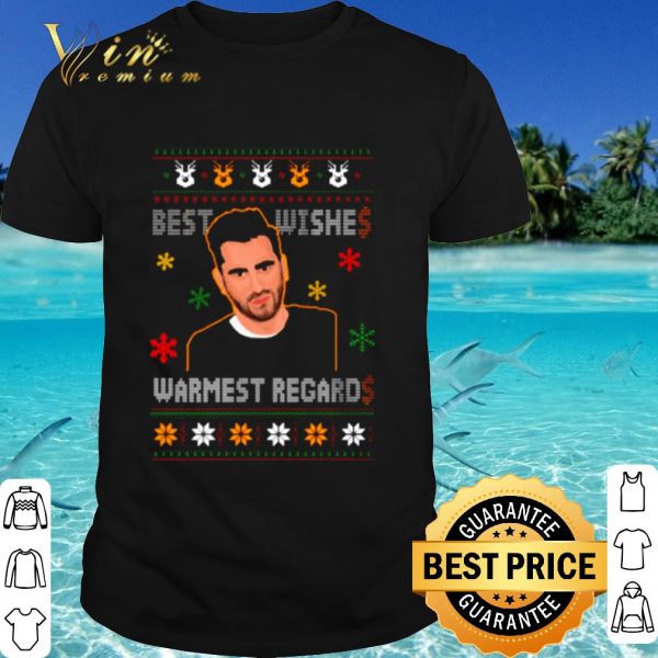 Top David Rose best wishes warmest regards Christmas shirt