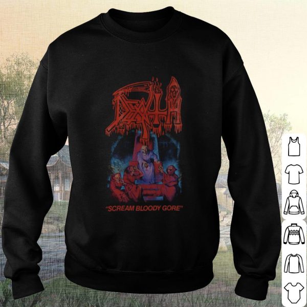 Cool Death Scream Bloody Gore shirt