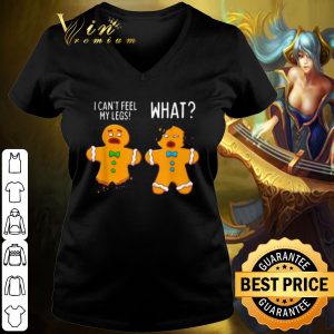 Pretty Gingerbread Men I can't feel my legs shirt 2