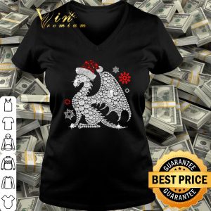 Cool Hat Santa Dragon Diamond Christmas shirt 2