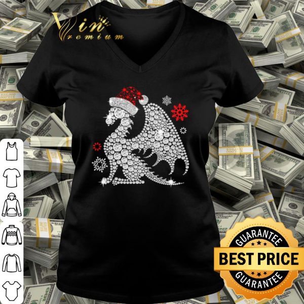Cool Hat Santa Dragon Diamond Christmas shirt