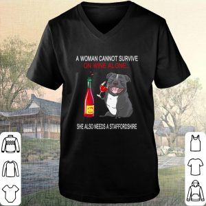 Official A woman cannot survive on wine alone she also needs a Staffordshire shirt 1