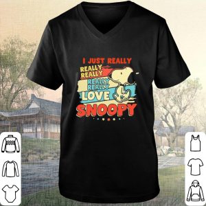 Original Snoopy I just really really really love Snoopy shirt 1