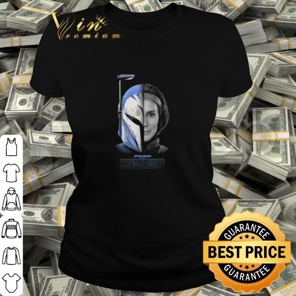Top Star Wars The Mandalorian BoKatan Split Face R17 shirt
