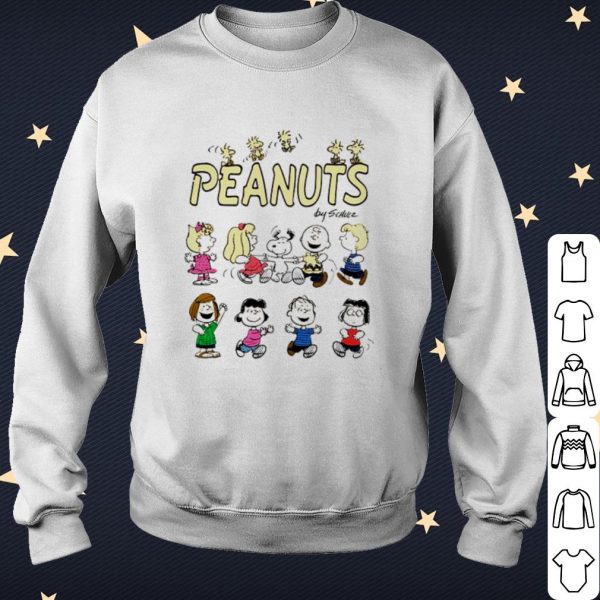 Pretty Peanuts by schulz characters dabbing shirt