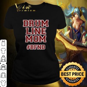 Pretty Drumline Mom Red word shirt 1