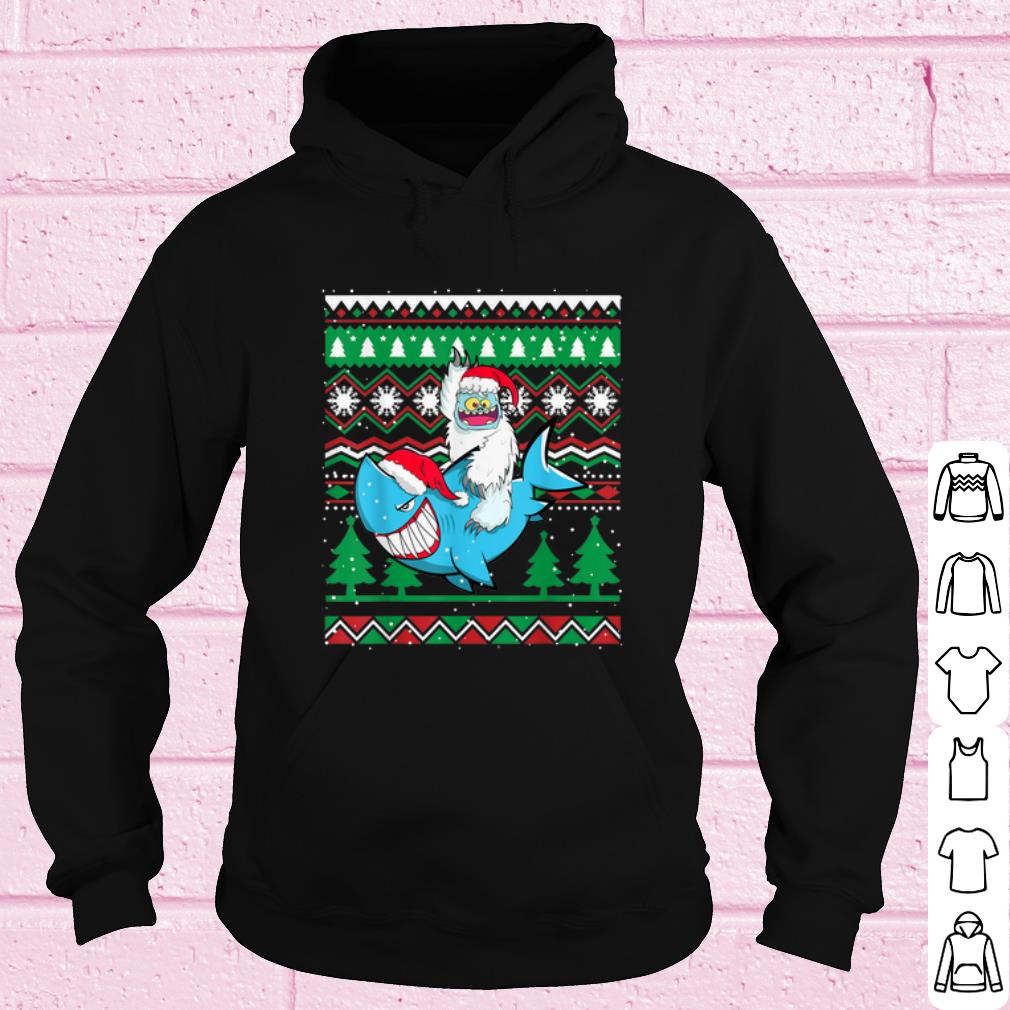 af84cd6c original sharkmas santa shark christmas shirt 4 - Original Sharkmas Santa Shark Christmas shirt