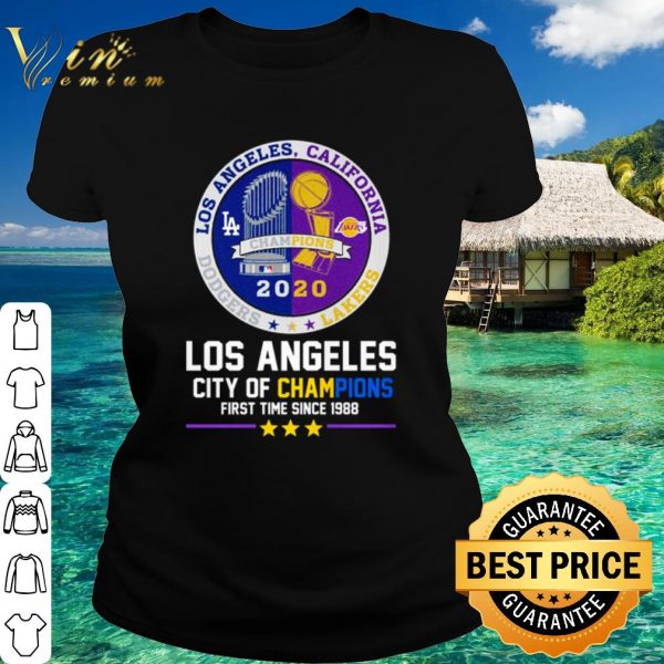 Official Los Angeles California City of Champions first the since 1988 shirt