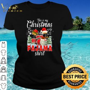 Top This Is My Christmas Pajama Santa Drum shirt 1