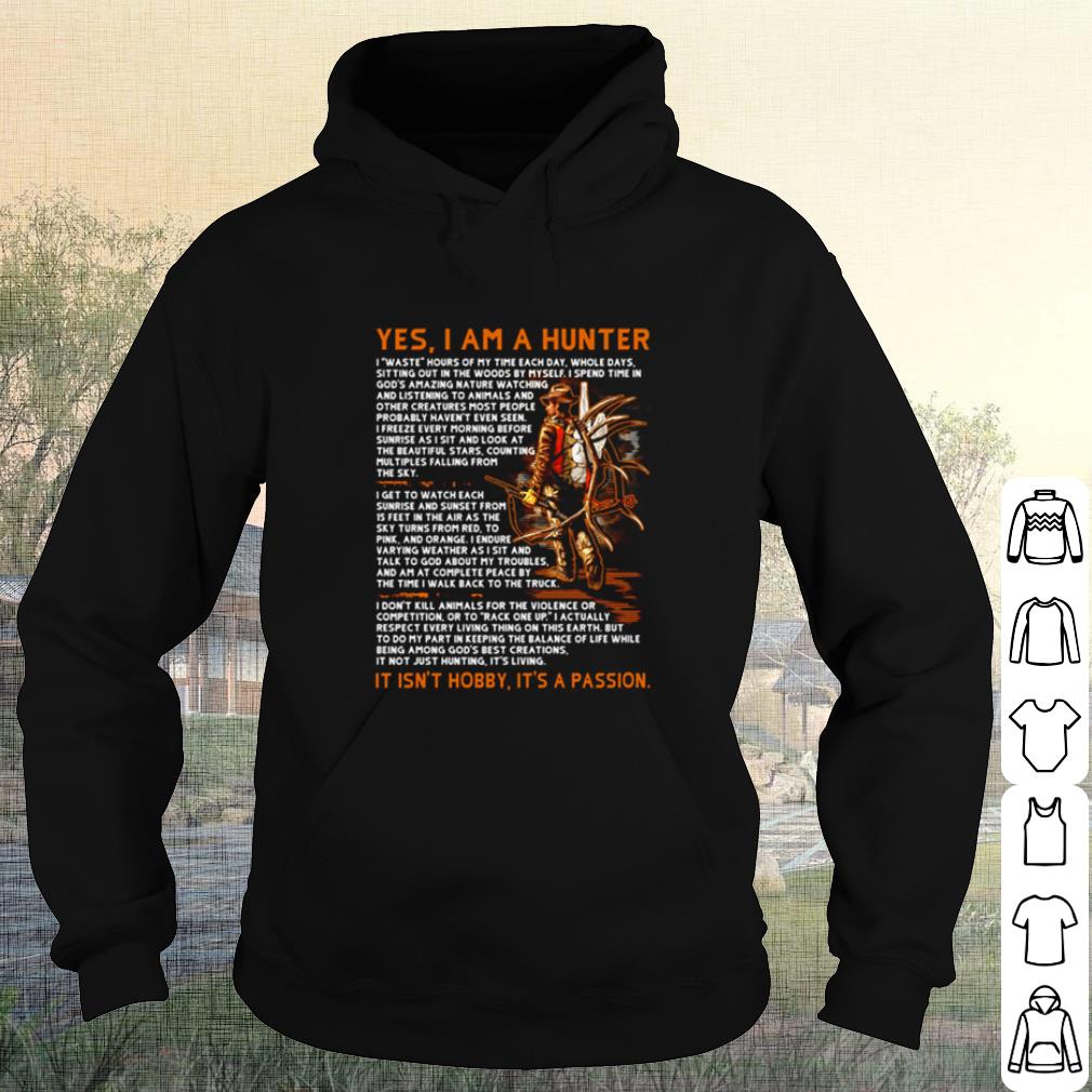 bd4782da cool yes i am a hunter it isn t hobby it s a passion shirt 4 - Cool Yes I am a hunter it isn’t hobby it’s a passion shirt
