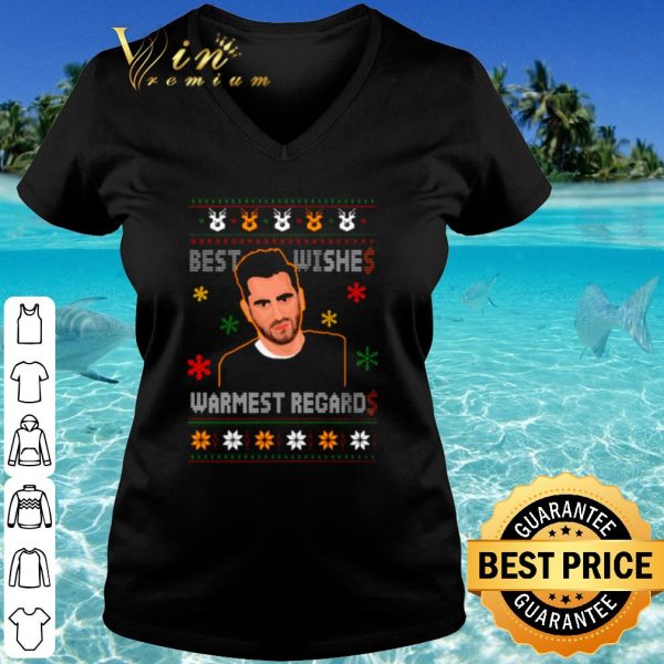 Top David Rose best wishes warmest regards Christmas shirt