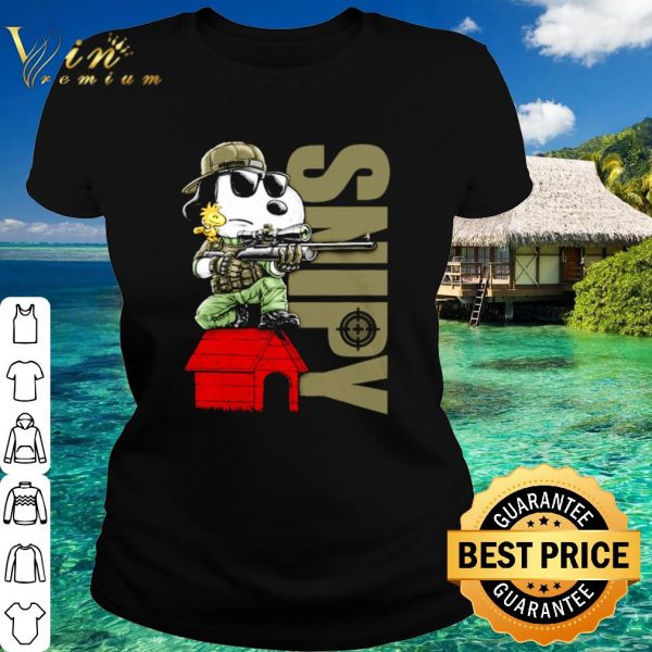 Cool Snoopy And Woodstock Snipers Snipy shirt