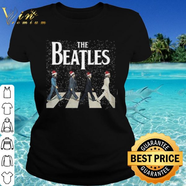 Top The Beatles abbey road Christmas shirt