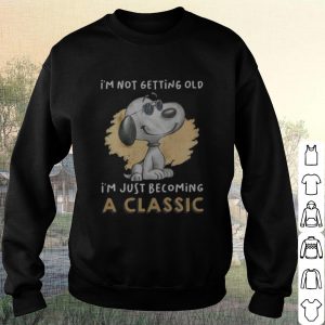 Cool Snoopy I'm not getting old I'm just becoming a classic shirt 2