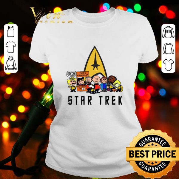 Top Snoopy Charlie Star Trek shirt