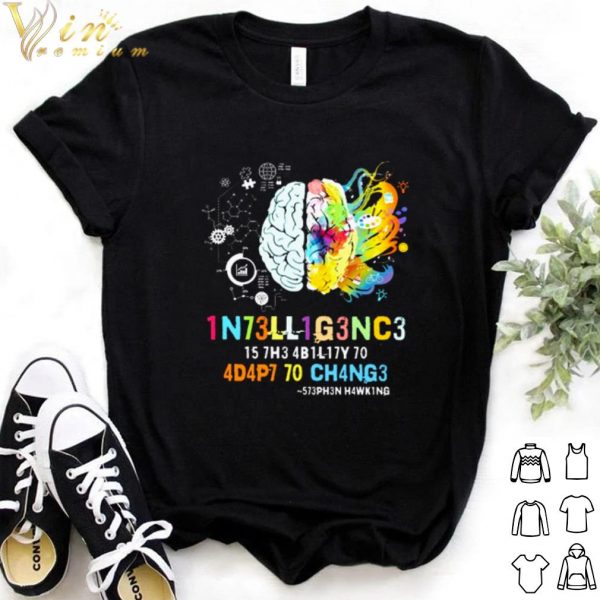 Cool Brain 1N73LL1G3NC3 15 7H3 4B1L17Y 50 shirt