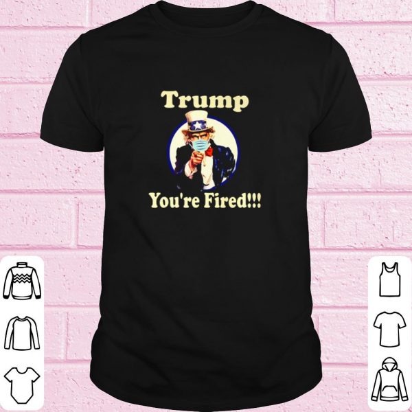 Official Uncle Sam face mask Trump you're fired shirt