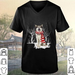 Cool Alaskan Malamute Merry christmas shirt 1