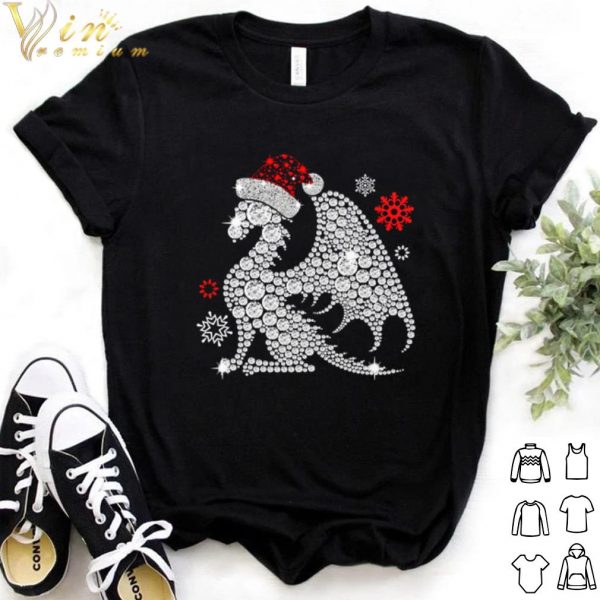 Cool Hat Santa Dragon Diamond Christmas shirt