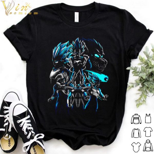 Cool Dragon Ball Z Vegeta All Super Saiyan shirt