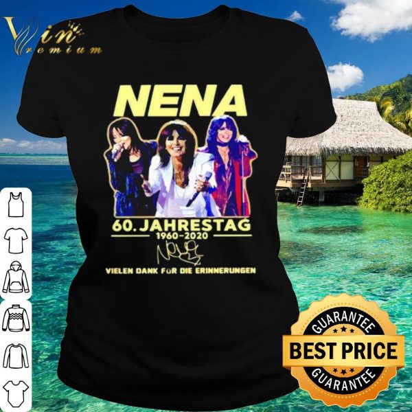 Top Nena Neue Deutsche Welle 60 Jahrestag 1960 2020 signature shirt