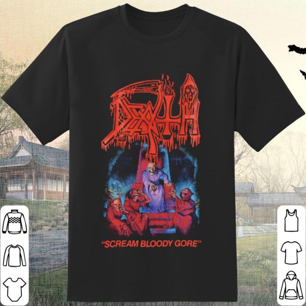 Cool Death Scream Bloody Gore shirt