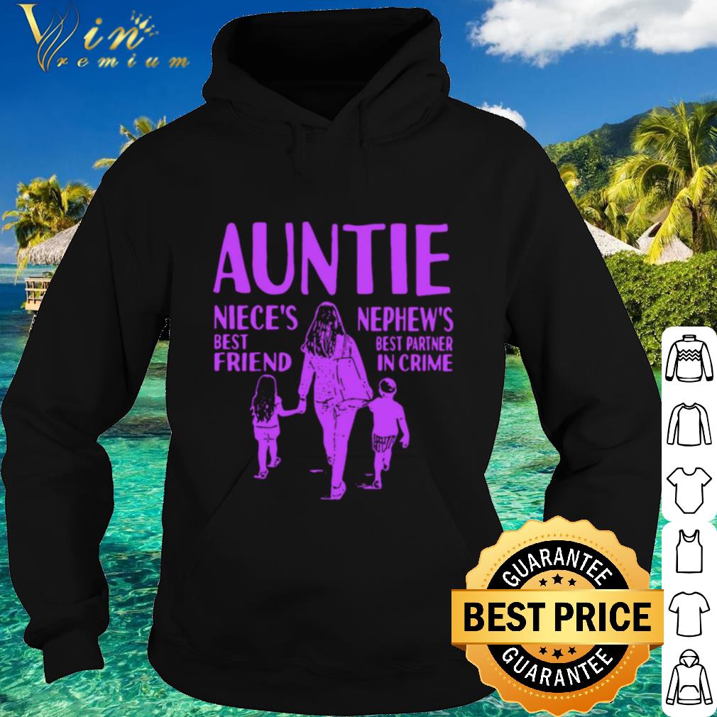 e912390d top auntie nieces best friend nephews best partner in crime shirt 4 - Top Auntie nieces best friend nephews best partner in crime shirt