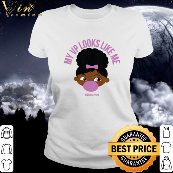 Premium My VP Looks Like Me Harris 2020 Toddler Kids Black Girls shirt