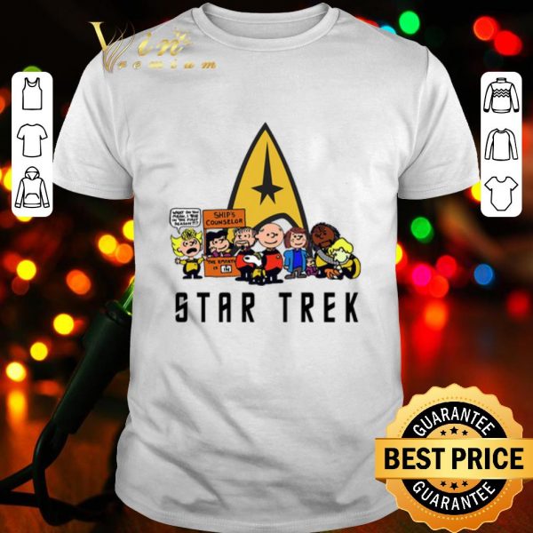 Top Snoopy Charlie Star Trek shirt