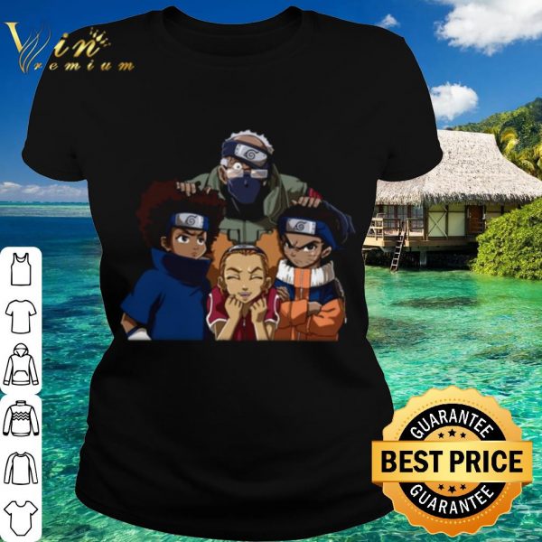 Top The Boondocks Team 7 in Naruto shirt