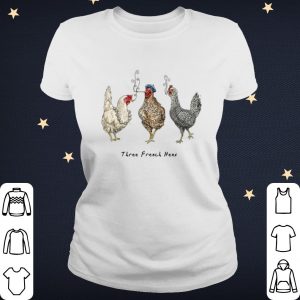 Official Three French Hens Smoking Christmas shirt 1