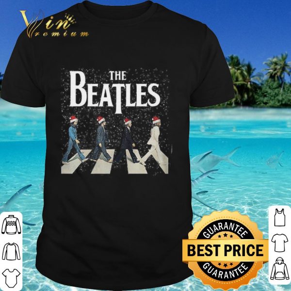 Top The Beatles abbey road Christmas shirt