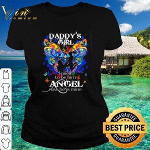Top Butterfly Daddy's girl I used to be him angel now he is mine shirt 1